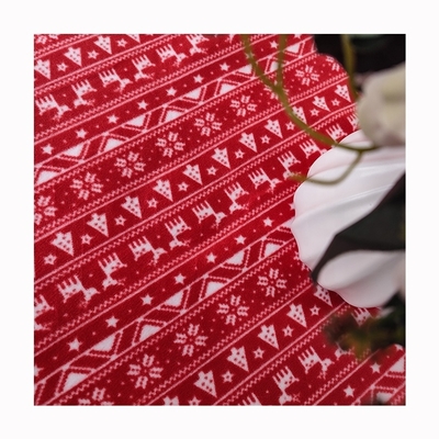 150D / 288F Polar Fleece Micro Fabric نمط مخصص مضاد للانكماش 2000M