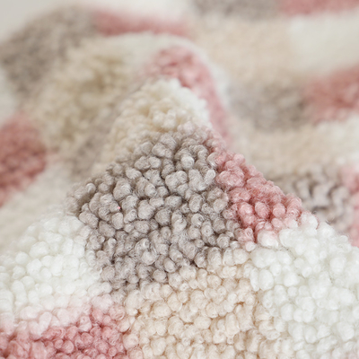 منقوشة مطبوعة شيربا الصوف النسيج 300gsm لحقيبة يد Hometextile المفروشات