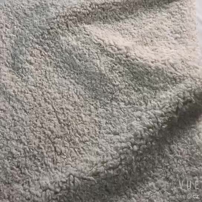 نسيج شيربا صلب مجعد قابل للغسل للشتاء معطف دافئ بطانيات زليب الملابس