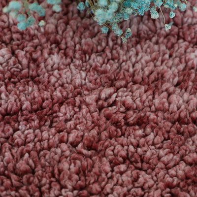 Blue Shu Velveteen Fabric 180gsm 100٪ Polyester Single Side Back لمعطف بيجامة
